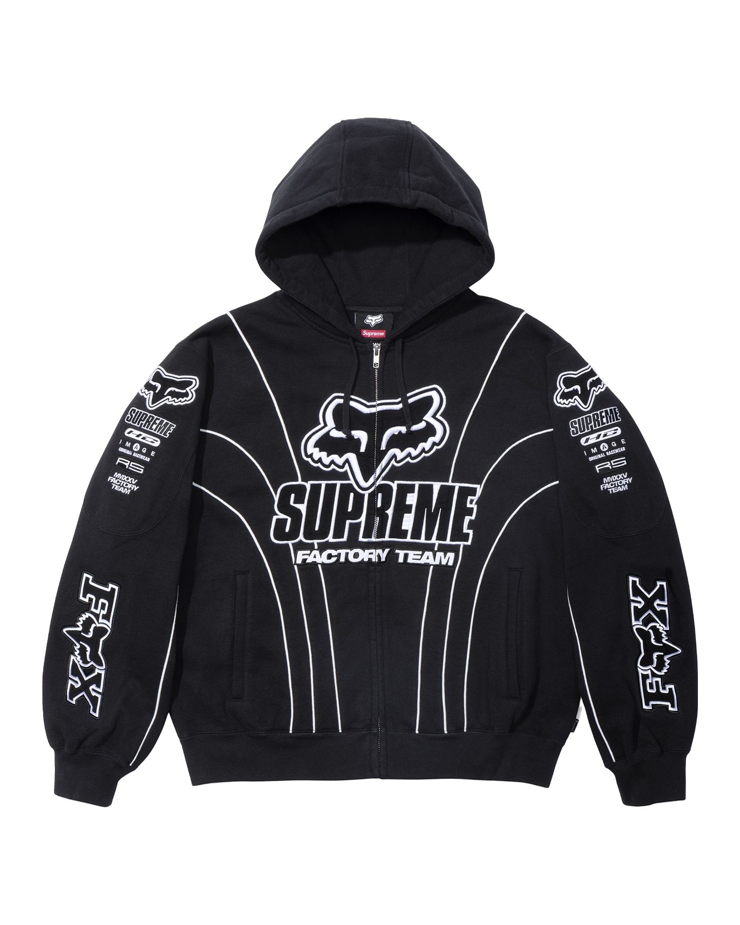 Supreme®/Fox Racing® Zip Up Hooded Sweatshirt view 18